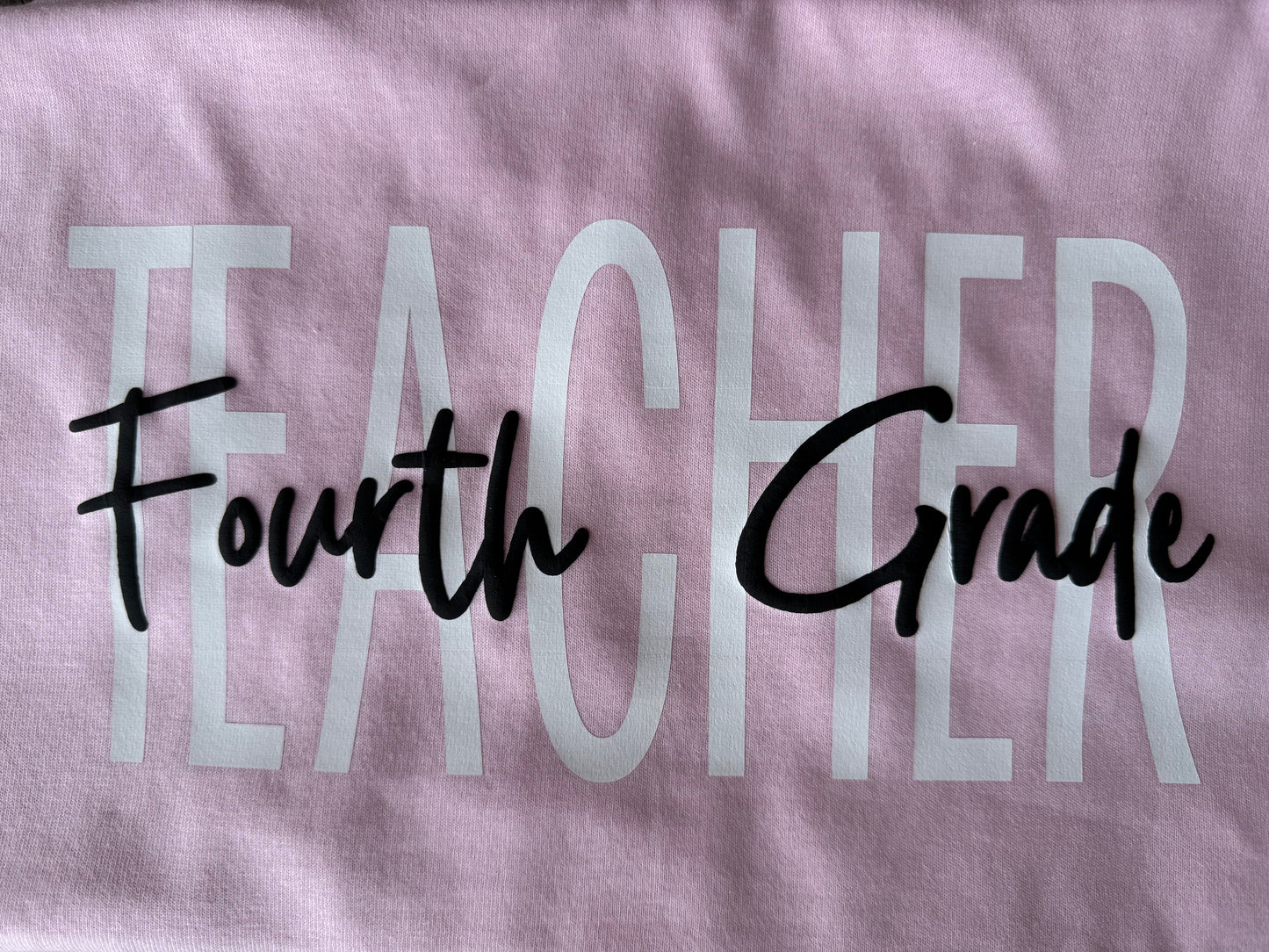 Grade Level Teacher Puff Decal