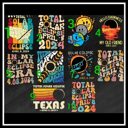 -SPA001 Solar Eclipse Decal