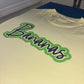 -CUS110  Puff Vinyl and Glitter Decal - Any Single Word