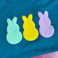 - BUNNY PEEPS Puff Vinyl Decal