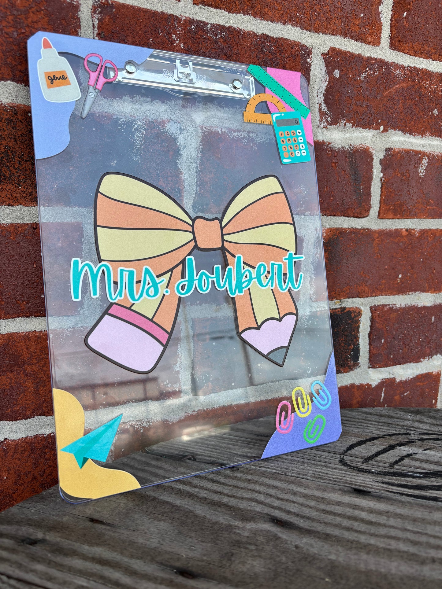 Teacher Clipboard and Eraser Combo