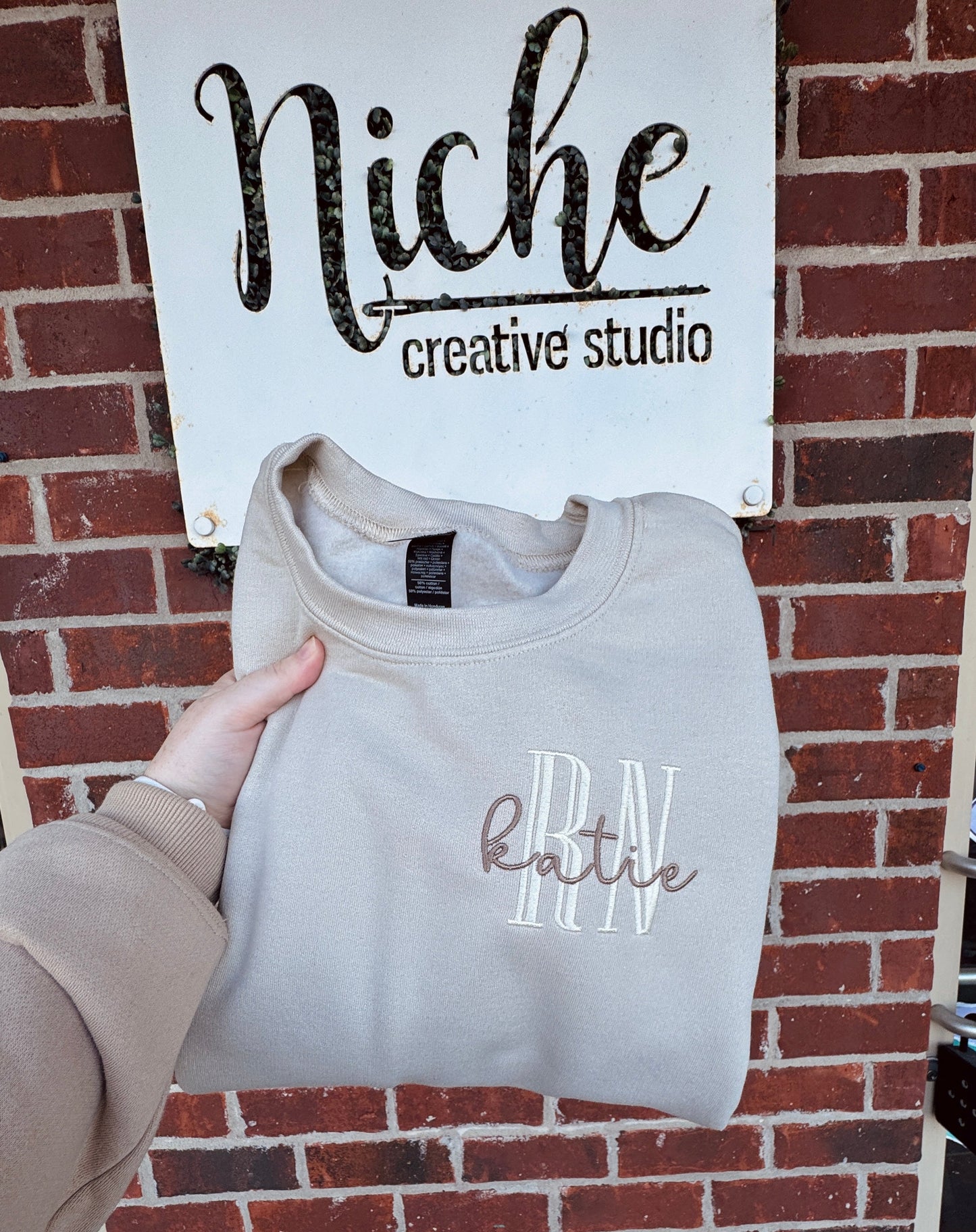Nurse Embroidered Sweatshirt