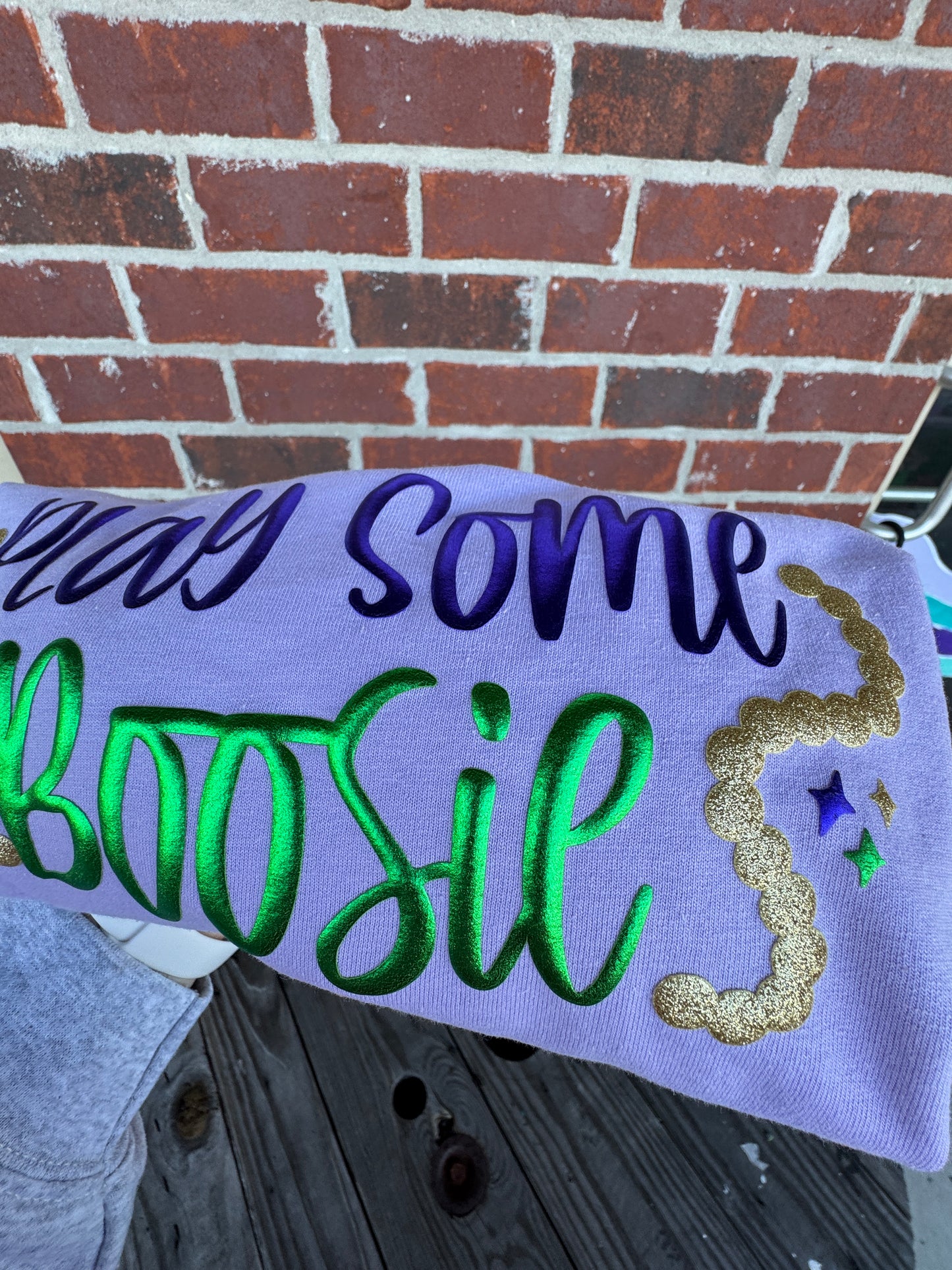 Play Some Mardi Gras Puff Decal