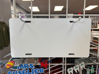Blank License Plate