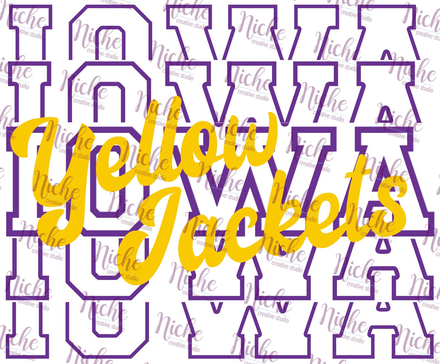 - IOW582 Iowa Repeating Decal