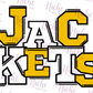 -IOW6012 Jackets Sports Letters Decal