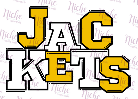 -IOW6012 Jackets Sports Letters Decal