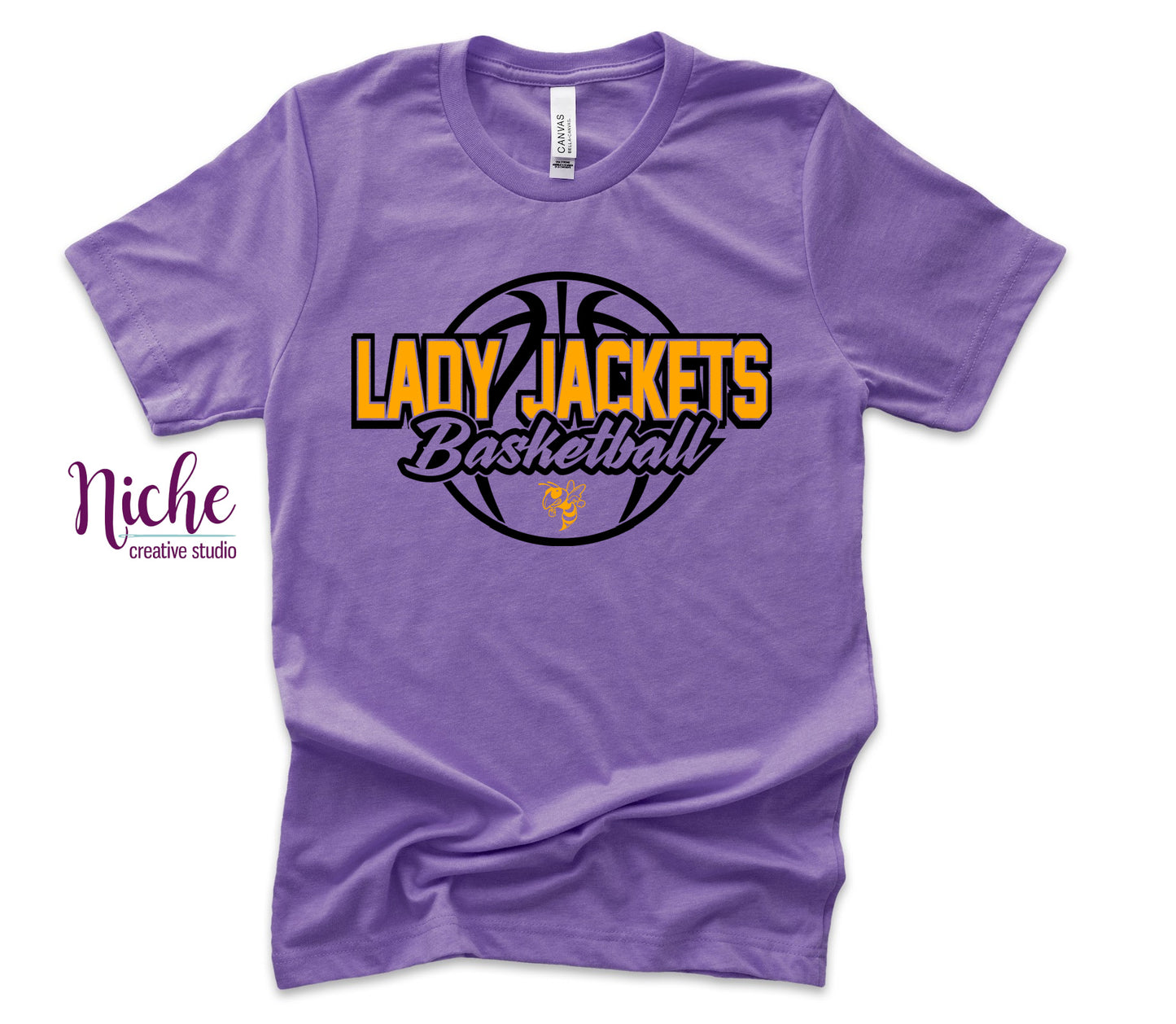 -IOW6014 Lady Jackets Basketball Decal