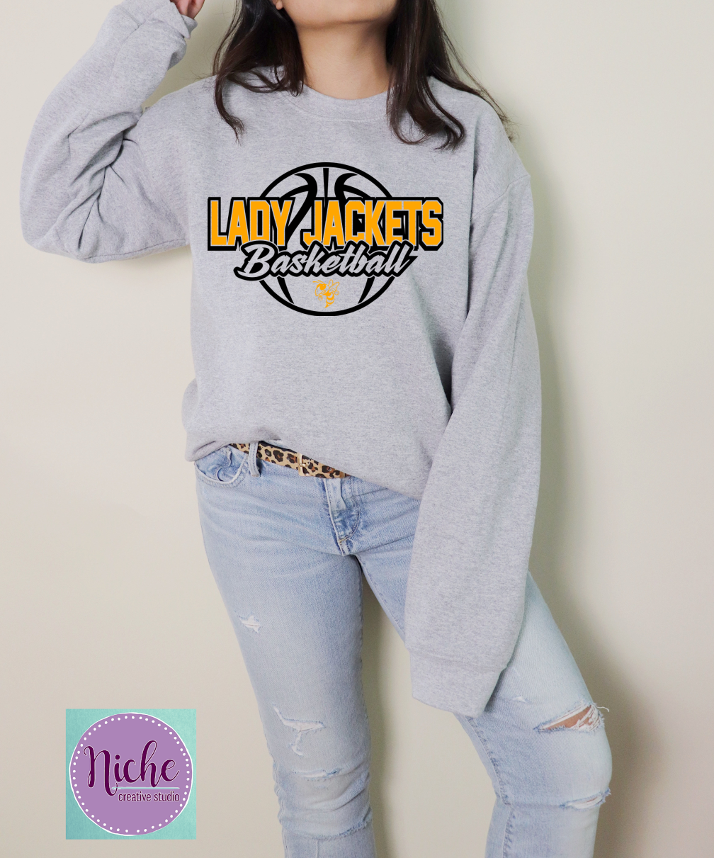 -IOW6014 Lady Jackets Basketball Decal