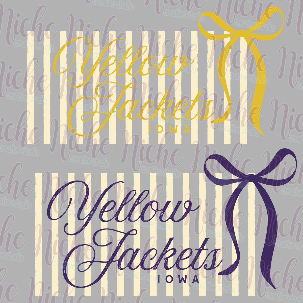 - IOW8000 Yellow Jackets Stripes Decal
