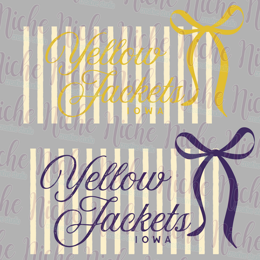 - IOW8000 Yellow Jackets Stripes Decal