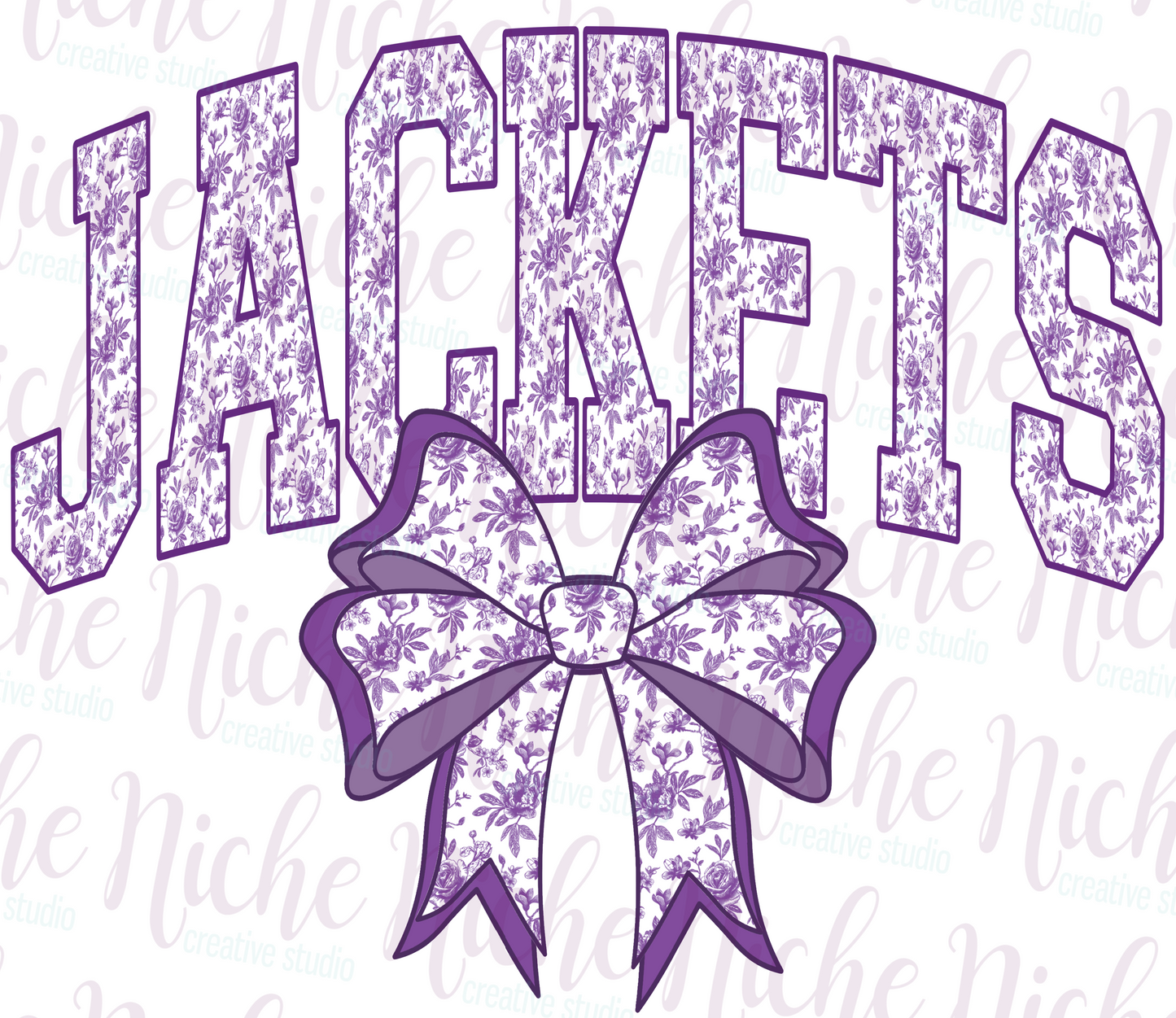 -IOW8291 Jackets Purple Toile Decal