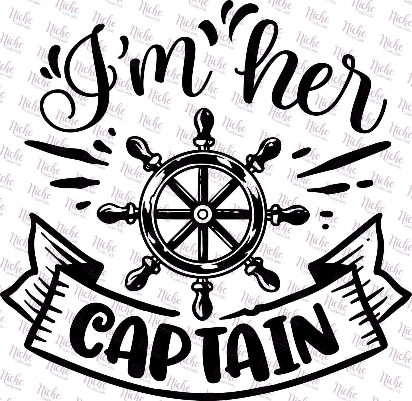 *I'm Her Captain Decal