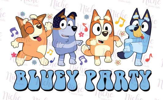 -KID4147 Blue Party Decal