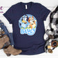 -KID5145 Blue Dog Decal