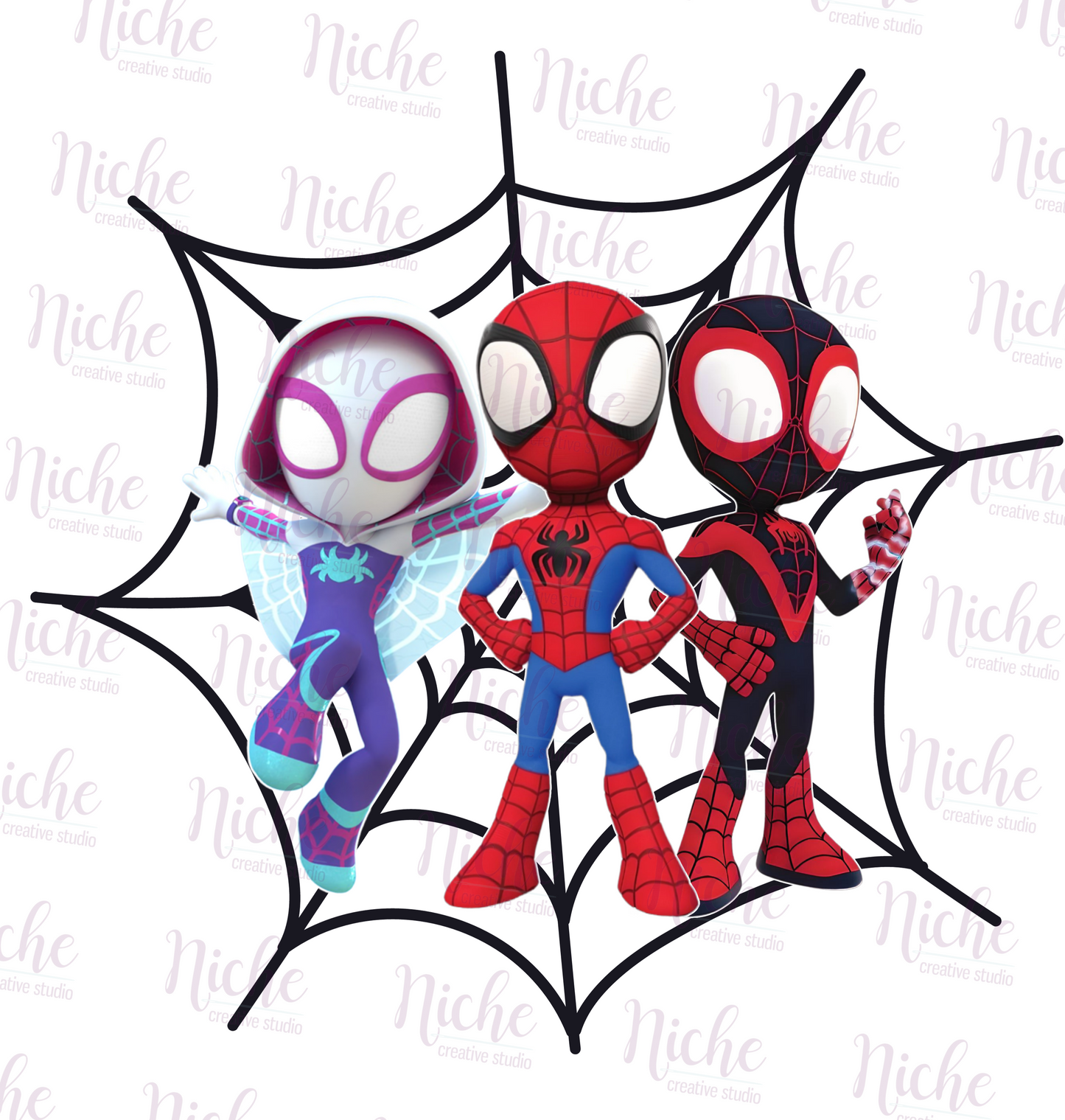 -KID8007 Spidey Friends Decal