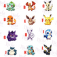 -KID8255 Pokémon Characters Decal