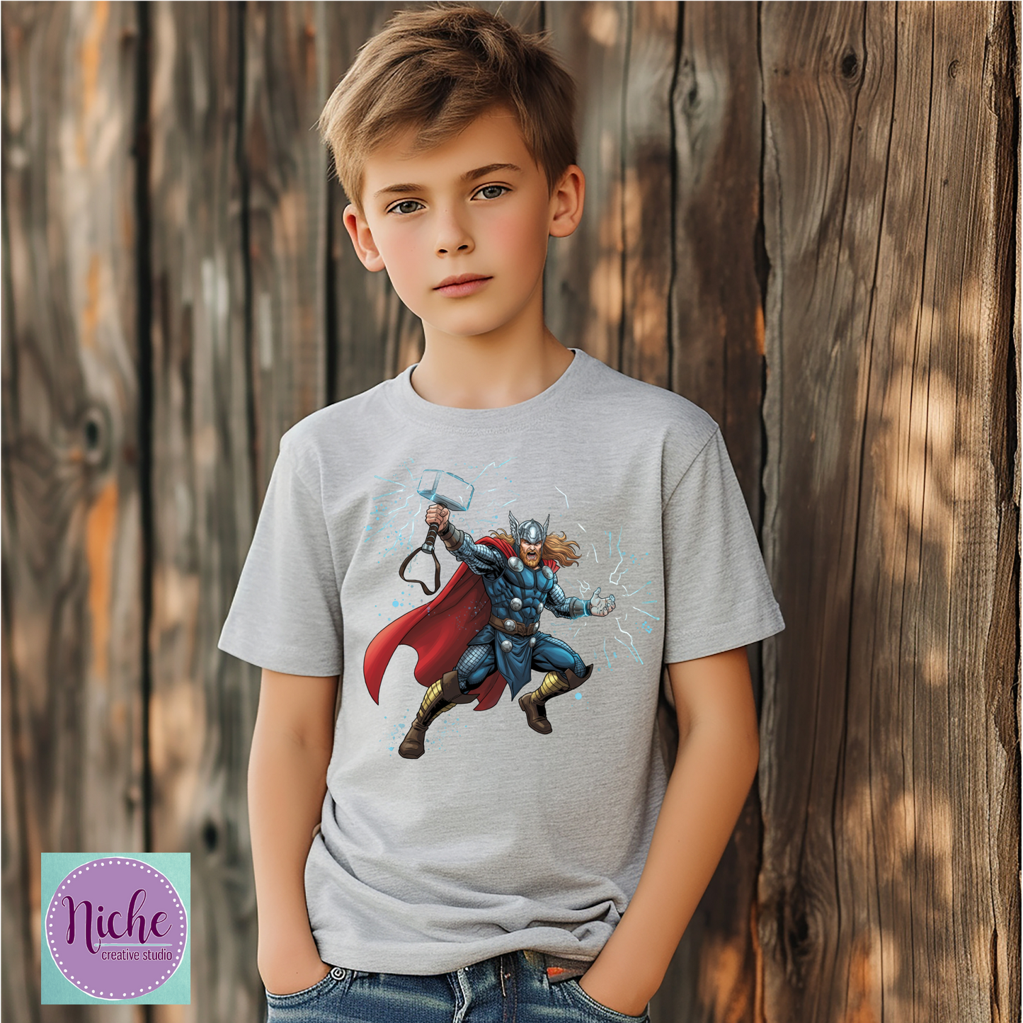 -KID8282 Marvel Heroes Decal