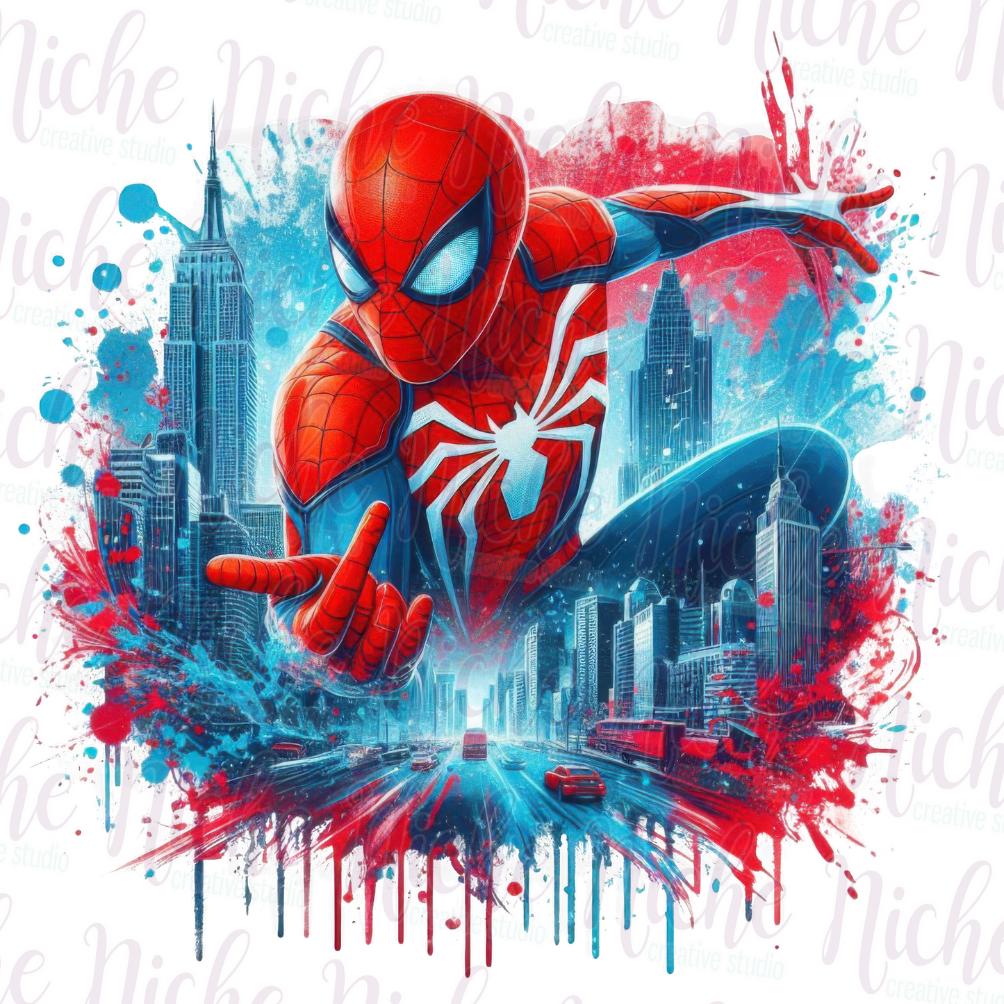-KID8602 Spiderman Decal