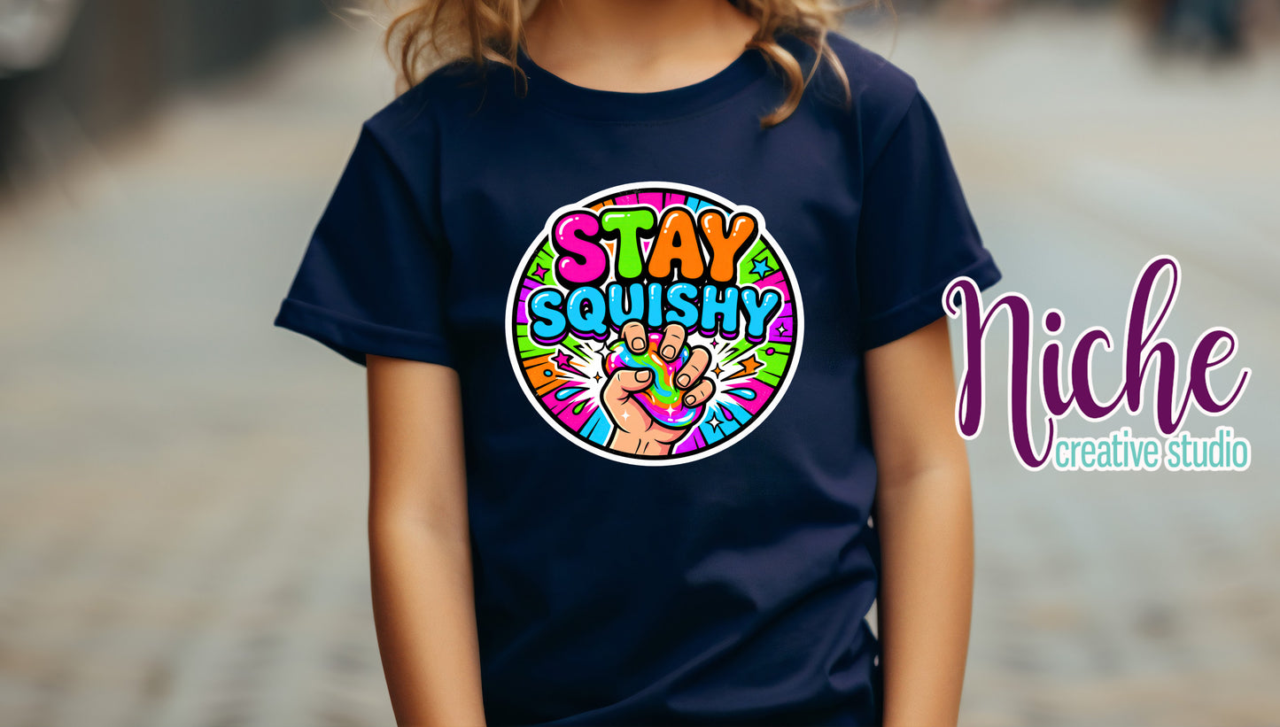 -KID8603 Stay Squishy Decal