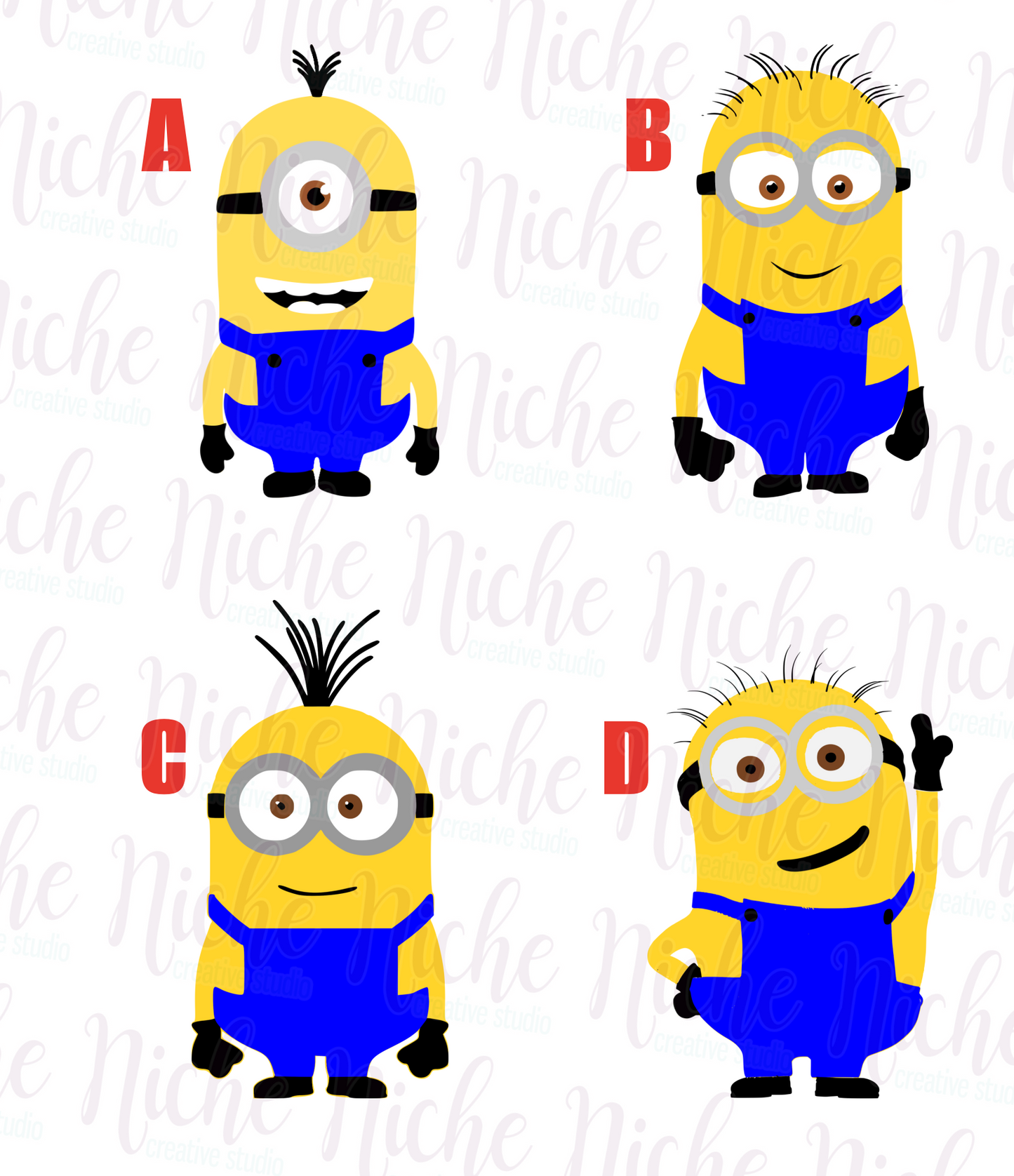 -KID8605 Minion Decal