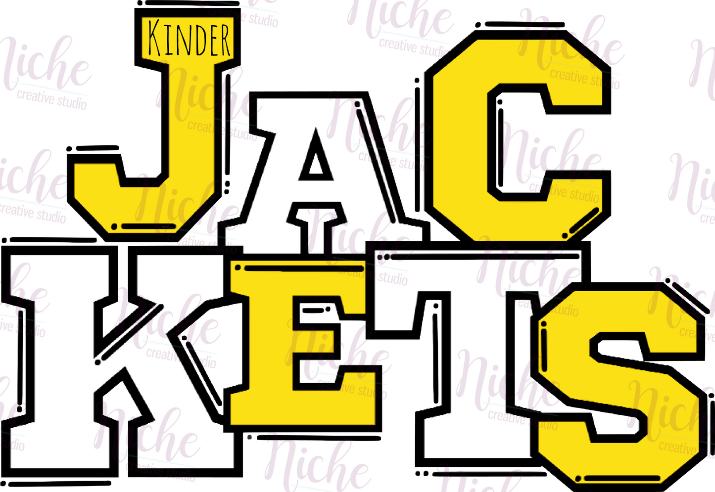 -KIN3133 Kinder Jackets Decal