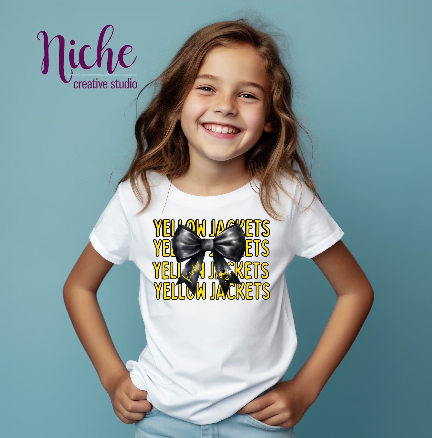 -KIN3134 Kinder Bow Decal