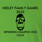 # Keeley Family Games Shirt