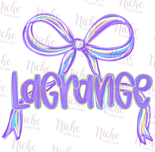 -LAG8218 Lagrange Preppy Bow Decal