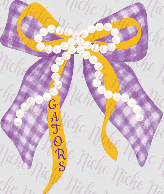 -LAG8426 Pearl Bow Gators Decal