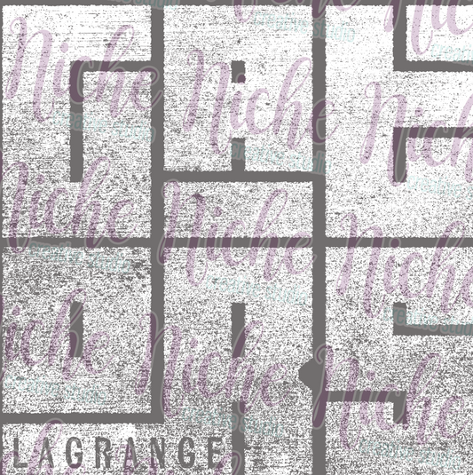 -LAG8428 Grunge School Lagrange Decal