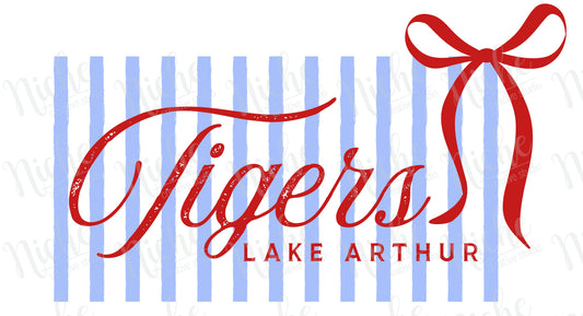 - LAK8000 Lake Arthur Tigers Stripes Decal