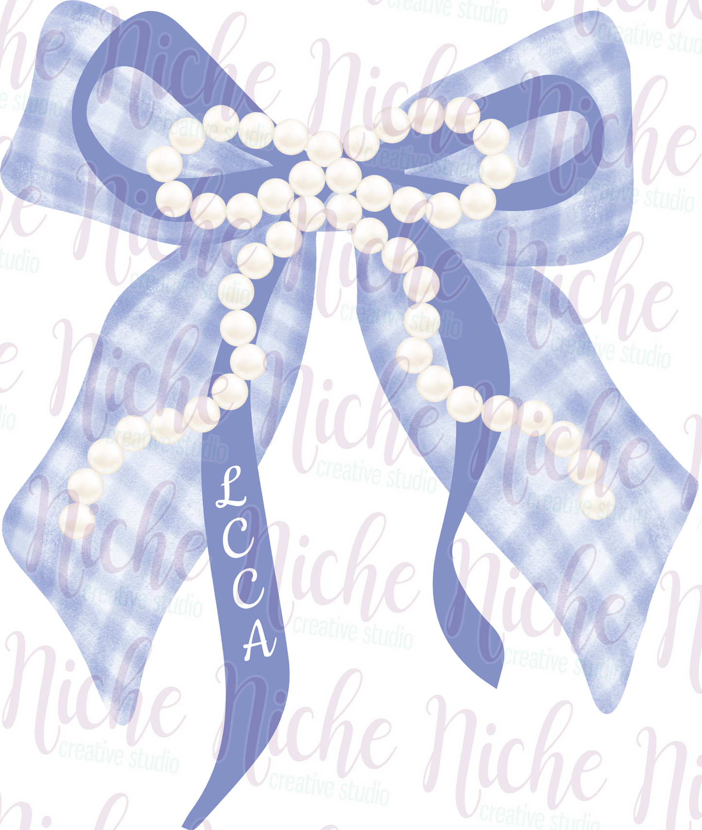 -LCC8490 LCCA Pearl Bow Decal