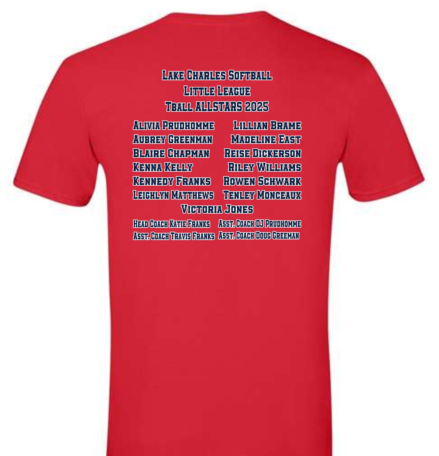 # Lake Charles Little League Softball 2025 - T-Ball