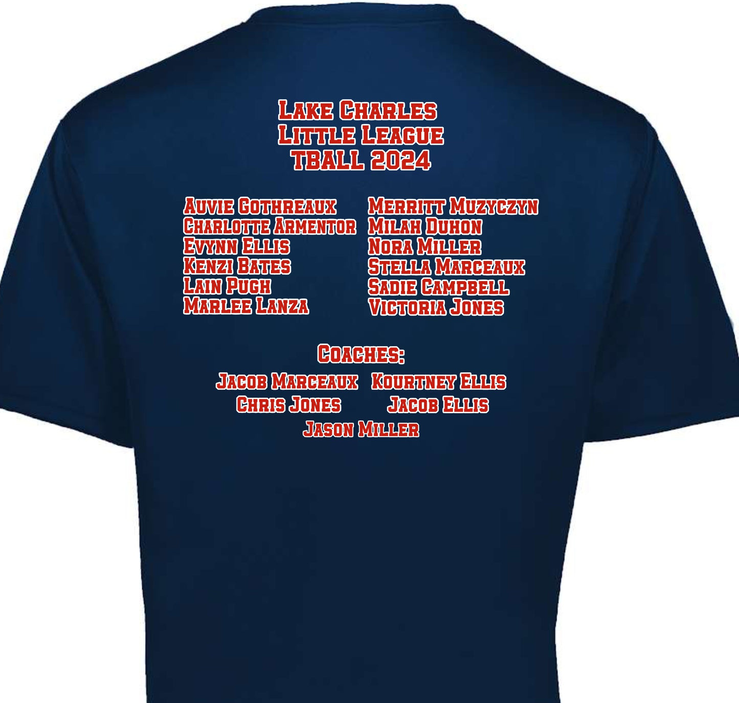 Lake Charles Little League - T-Ball Allstars