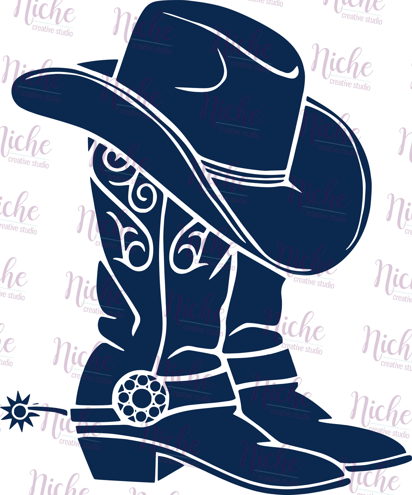 -LEB2073 Wrangler Boot and Hat Decal
