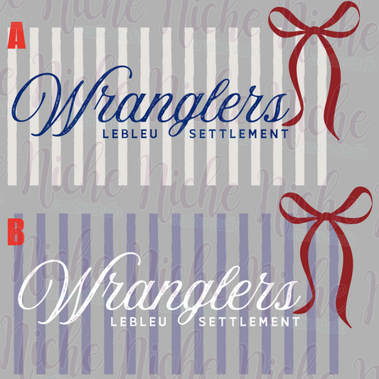 -LEB8000 Wranglers Stripes Decal