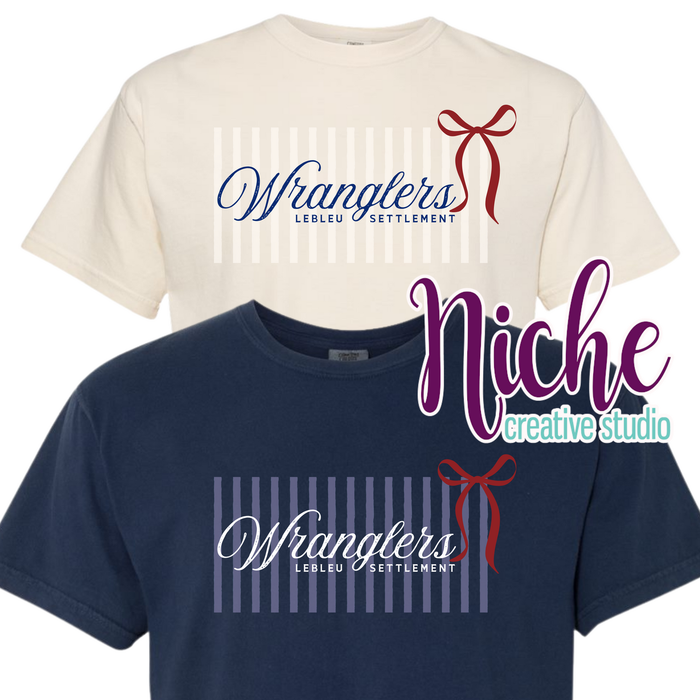 -LEB8000 Wranglers Stripes Decal