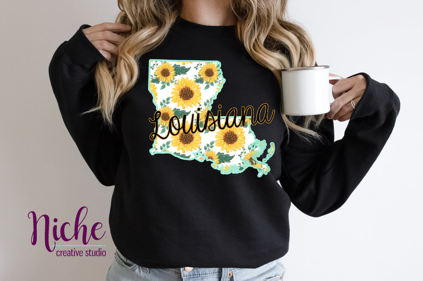 -LOU5135 Louisiana Sunflower Decal