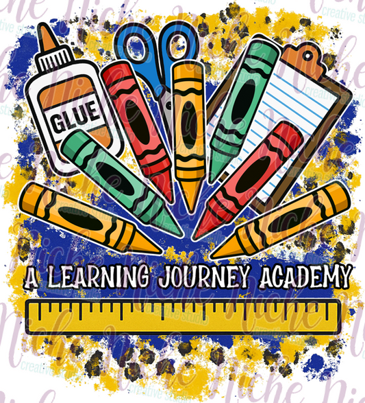-Learning Journey's Academy DECAL ONLY