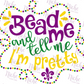 -MAR1067 Beads and Tell Me I'm Pretty Decal