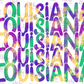 -MAR1093 Louisiana Repeat Decal