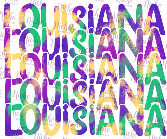 -MAR1093 Louisiana Repeat Decal