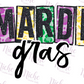 -MAR1101 Mardi Gras Burnout Decal