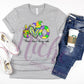 -MAR1107 Peace Love King Cake Decal