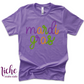 -MAR1124 Mardi Gras Faux Tinsel  Decal