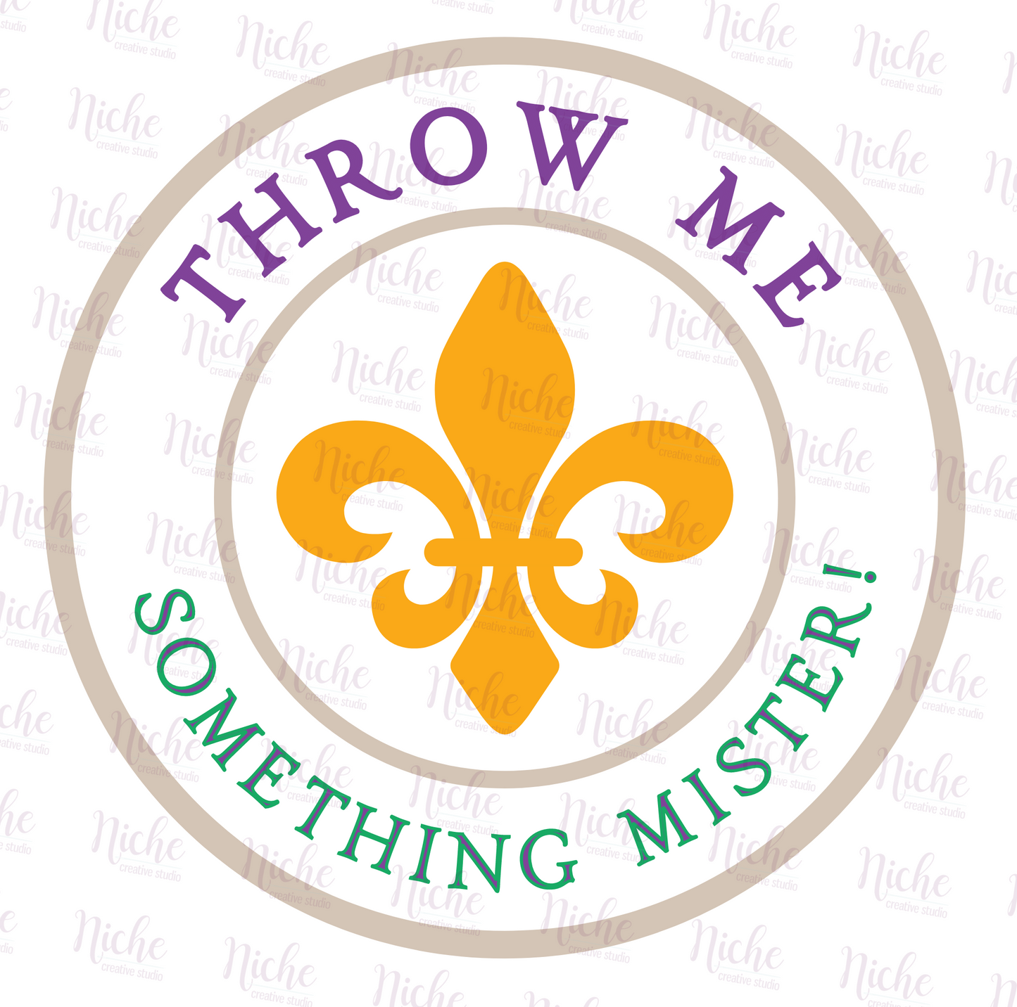 -MAR1162 Mardi Gras Decal
