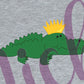 -MAR1251 Alligator with Crown Decal