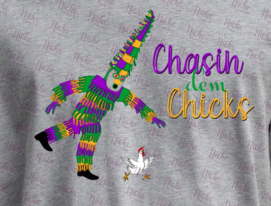 -MAR1254 Chasin' Dem Chickens Decal