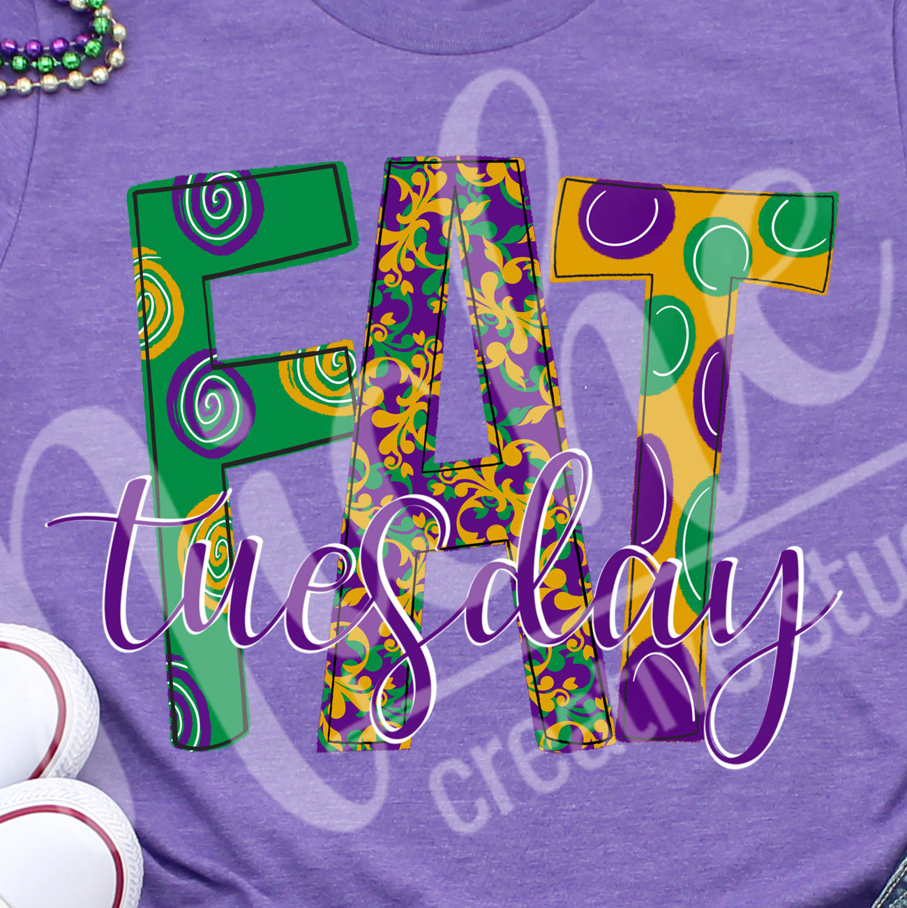 -MAR1258 Fat Tuesday Decal